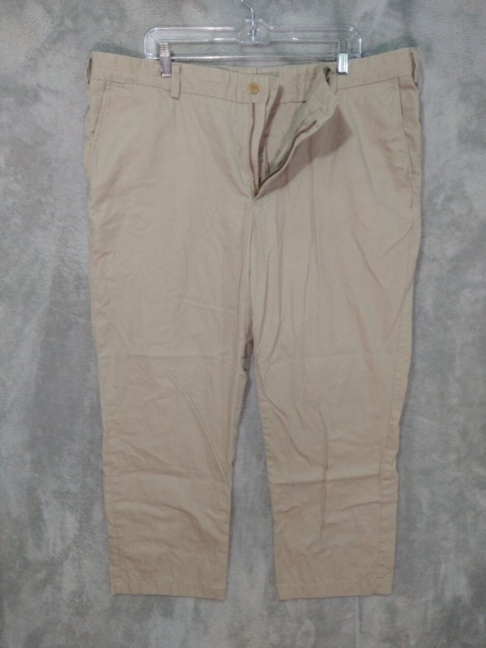 Bills Khakis Model 3 Pants Mens 42 Khaki Plain Front Relaxed Fit M3 Cotton